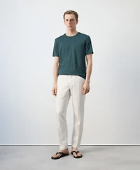 Mango Men's Slim-Fit Short-Sleeved T-Shirt