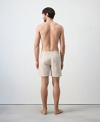 Mango Men's Seersucker Swimming Trunks