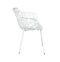 LeisureMod Modern Devon Aluminum Armchair