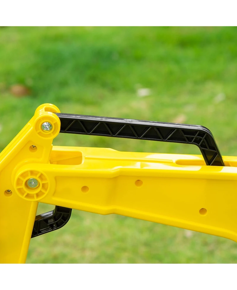 Aosom Kids Ride-On Construction with Horn for Kids & Toddlers 3+,