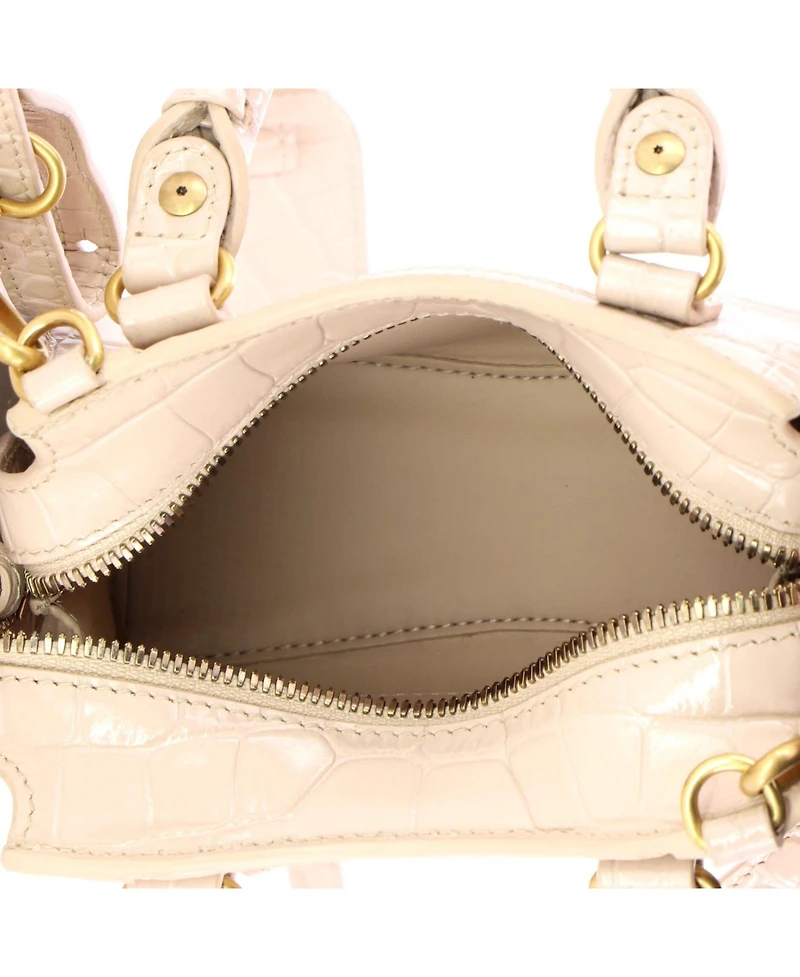 Pre-Owned Balenciaga Nano Neo Classic City Bag Embossed Leather