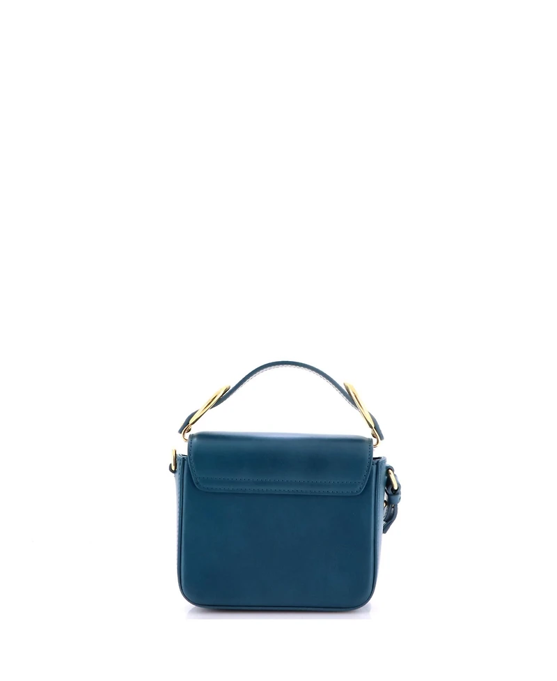 Pre-Owned Chloe Mini C Flap Bag Leather