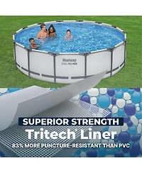 Bestway Steel Pro Max 14' x 42" Above Ground Outdoor Swimming Pool Set