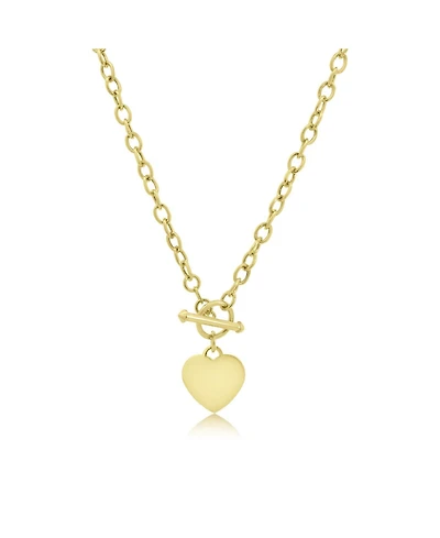 The Lovery Heart Toggle Necklace 14K Gold-Plated Sterling Silver