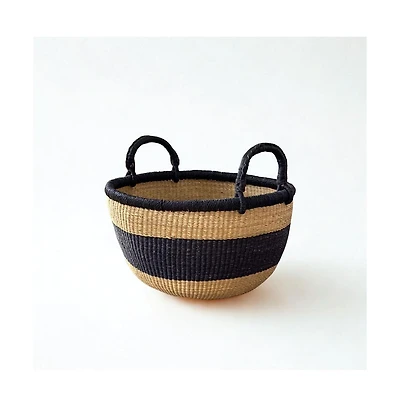 Mbare, Handwoven Stripe Bolga Basket