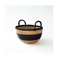 Mbare, Handwoven Stripe Bolga Basket