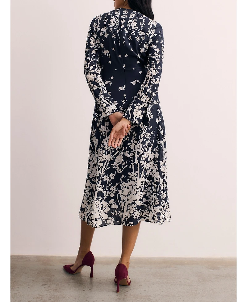 The Fold Women's Rosaire Floral Print Dress