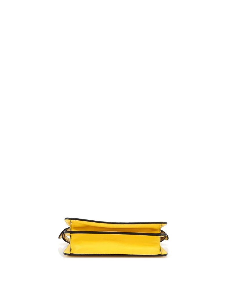 Pre-Owned Fendi Small Peekaboo ISeeU Chain Pochette Leather