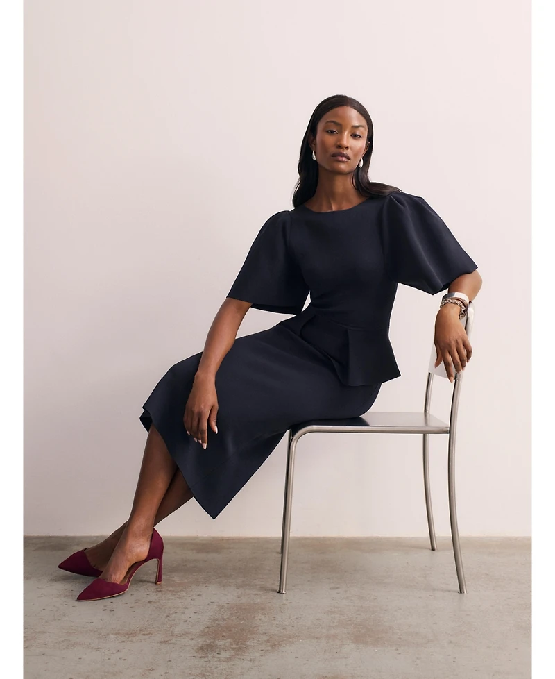 The Fold Women's Nocara Sculpt Knit Dress