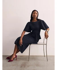 The Fold Women's Nocara Sculpt Knit Dress