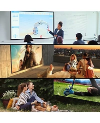 Ultimea E-alr 100'' 16:9 Home Projector Screen, Portable and Lightweight