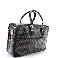 Pre-Owned Goyard Mm Ambassade Briefcase Coated Canvas