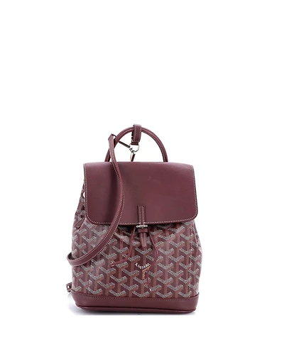Pre-Owned Goyard Mini Alpin Backpack Coated Canvas