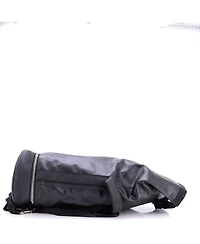 Pre-Owned Givenchy Large Jaw Bag Coated Canvas with Leather
