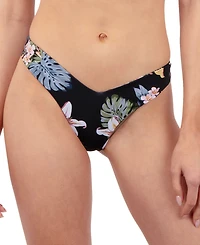 Hurley Women's Lily Lux V Front Skimpy Swim Bottoms