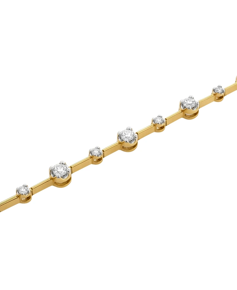 Macy's Diamond Bracelet (1 ct. t.w.) in 10k Yellow Gold
