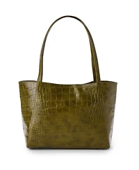 Brahmin Mona Alba Large Leather Tote Handbag