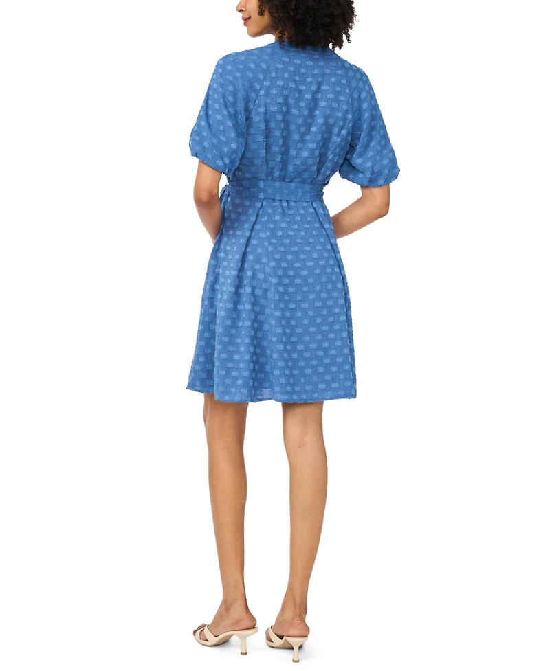 Vince Camuto Women's Puff-Sleeve Mini Dress