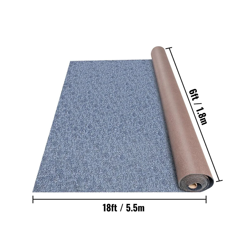 Sugift 6 x 18 feet Marine Carpet 32 oz Boat Carpet Rug for Indoor and Outdoor Use