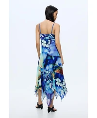 Desigual Women's Asymmetric printed dress