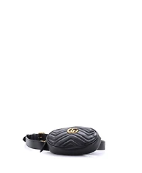 Pre-Owned Gucci Gg Marmont Belt Bag Matelasse Leather
