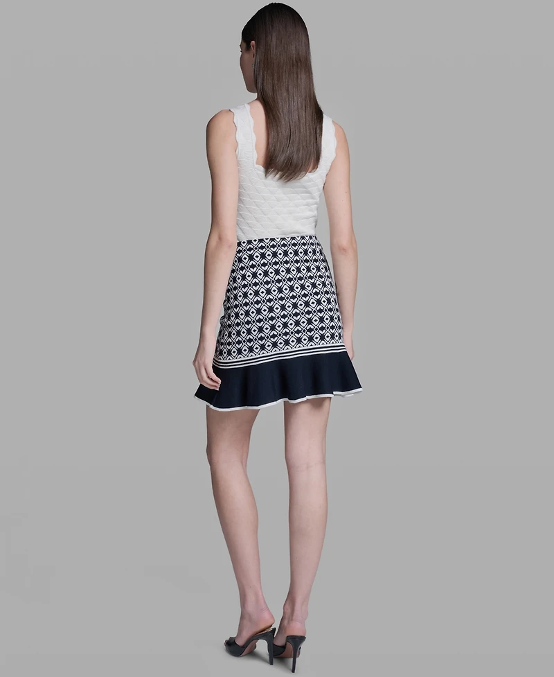 Bcbg Women's Sweater Knit Pull-On Mini Skirt