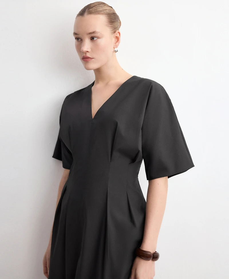 Mango Women's Lyocell A-Line Dress