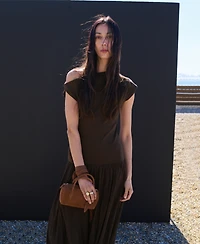 Mango Women's Asymmetrical Flared Dress