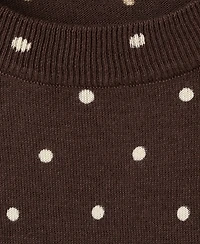 Mango Women's Polka-Dot Knitted Sweater