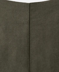 Mango Women's Straight Linen-Blend Pants