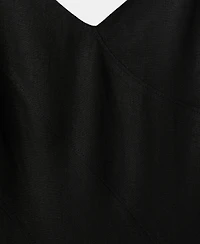 Mango Women's A-Line Linen Dress