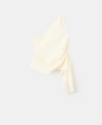 Mango Women's Asymmetrical Lyocell Top
