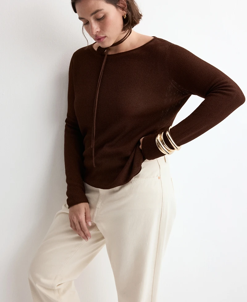 Mango Women's Fine-Knit Sweater