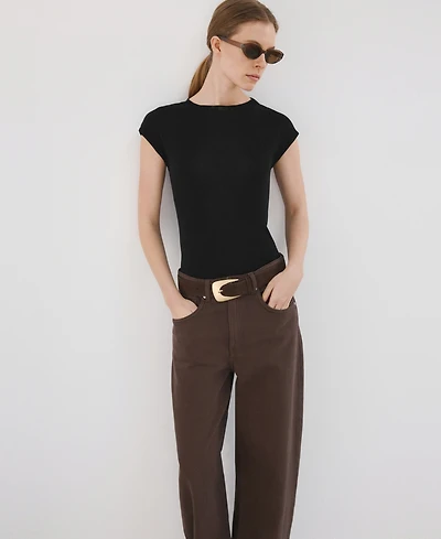Mango Women's Cut-Out Back Lyocell Sweater