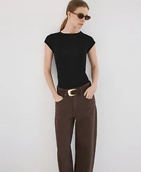 Mango Women's Cut-Out Back Lyocell Sweater