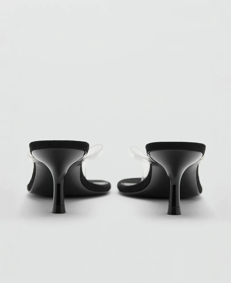 Mango Women's Jelly Strap Heel Sandals