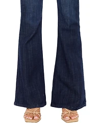KanCan Women's Celestine Mid-Rise Flare Jeans
