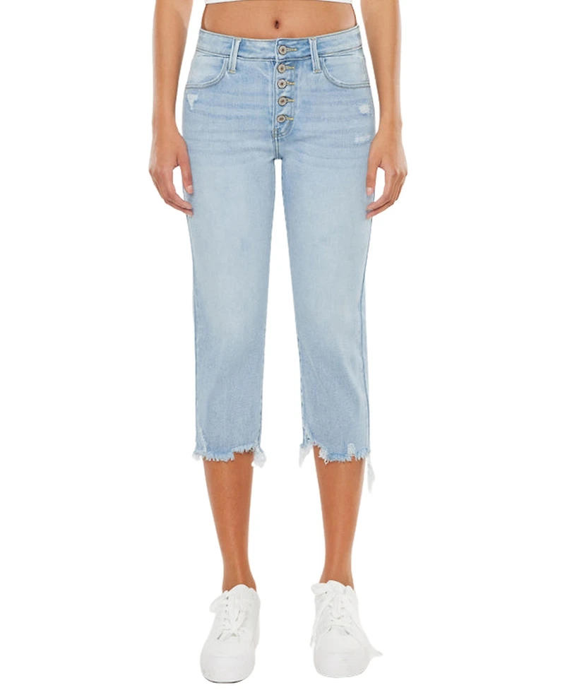KanCan Women's Celene High-Rise Capris
