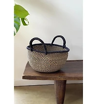 Mbare, Handwoven Checkerboard Bolga Basket