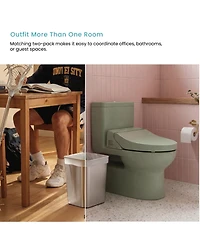 Home Zone Living 3 Gallon Rectangular Open Top Wastebasket, Stainless Steel, Matte Silver