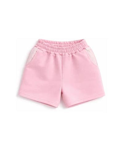 Bits & Bows Toddler Girls Seersucker Pocket Shorts