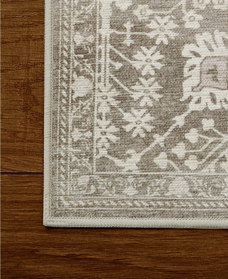 Hunter Florence Washable Non-Slip Printed Chenille Accent Rug, 72" x 48"