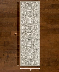 Hunter Florence Washable Non-Slip Printed Chenille Runner Rug, 72" x 24"