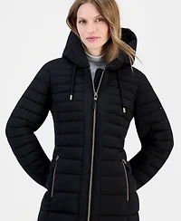 Tommy Hilfiger Women's Puffer Packable Hooded Coat