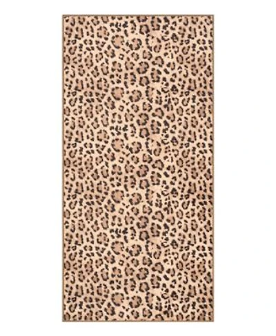 Juicy Couture Timeless Leopard Finely Soft Washable Rugs