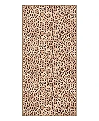 Juicy Couture Timeless Leopard Finely Soft Washable Rugs