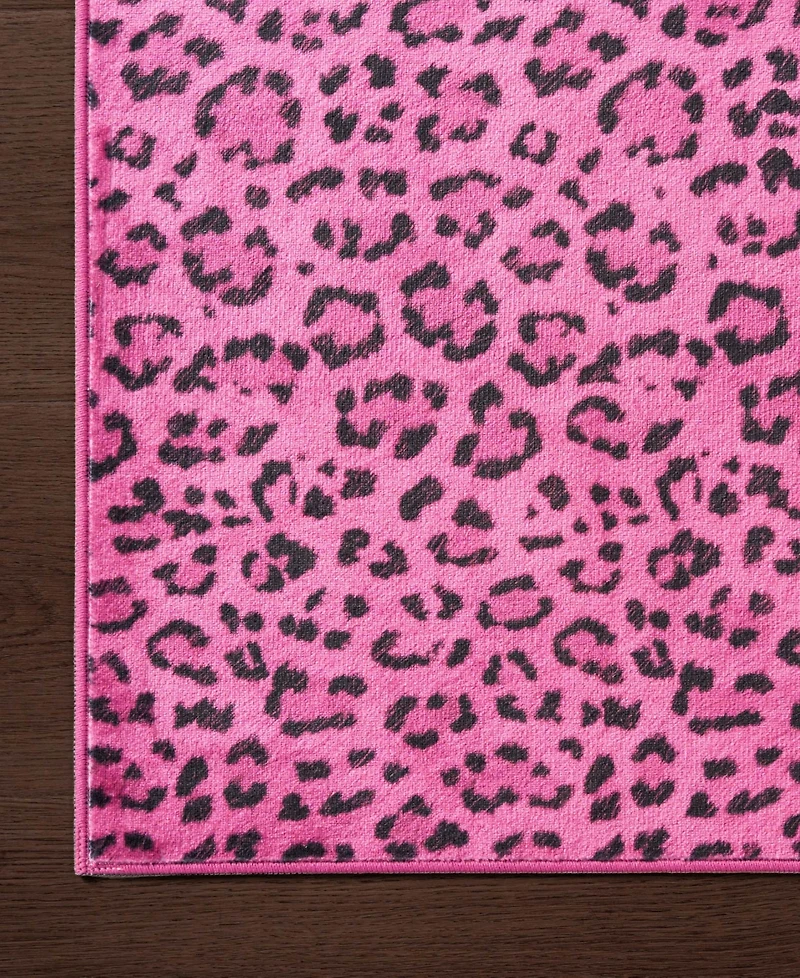 Juicy Couture Timeless Leopard Finely Soft Washable Runner Rug, 24" x 72"