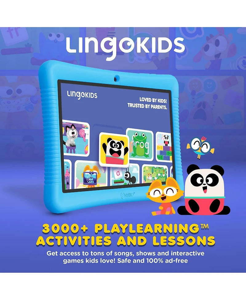 Contixo 10"Kids Tablet 32GB, Includes 80+ Disney Storybooks & Stickers, Kid-Proof Case with Kickstand Stylus, (2024 Model)