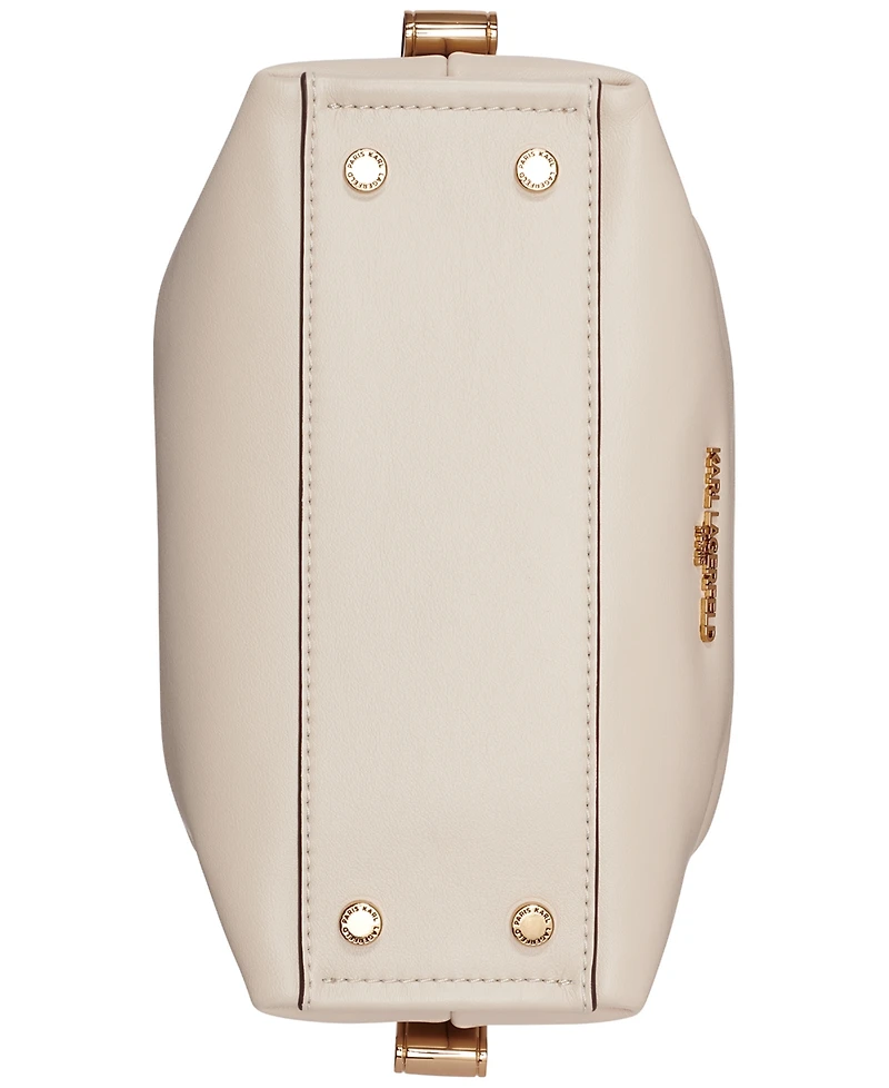 Karl Lagerfeld Paris Charlaine Leather Small Crossbody Handbag