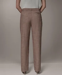 Donna Karan New York Women's Mid-Rise Straight-Leg Pants